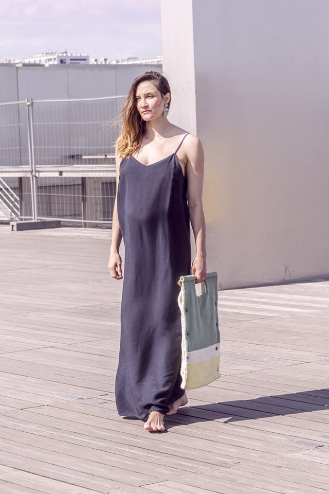 Robe esprit lingerie de grossesse et d'allaitement 6