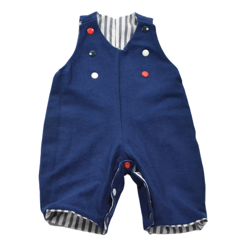 Salopette évolutive et réversible bébé - rayures 5