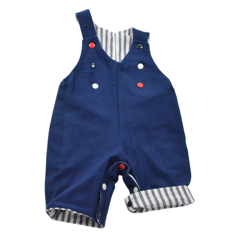 Salopette évolutive et réversible bébé - rayures 6