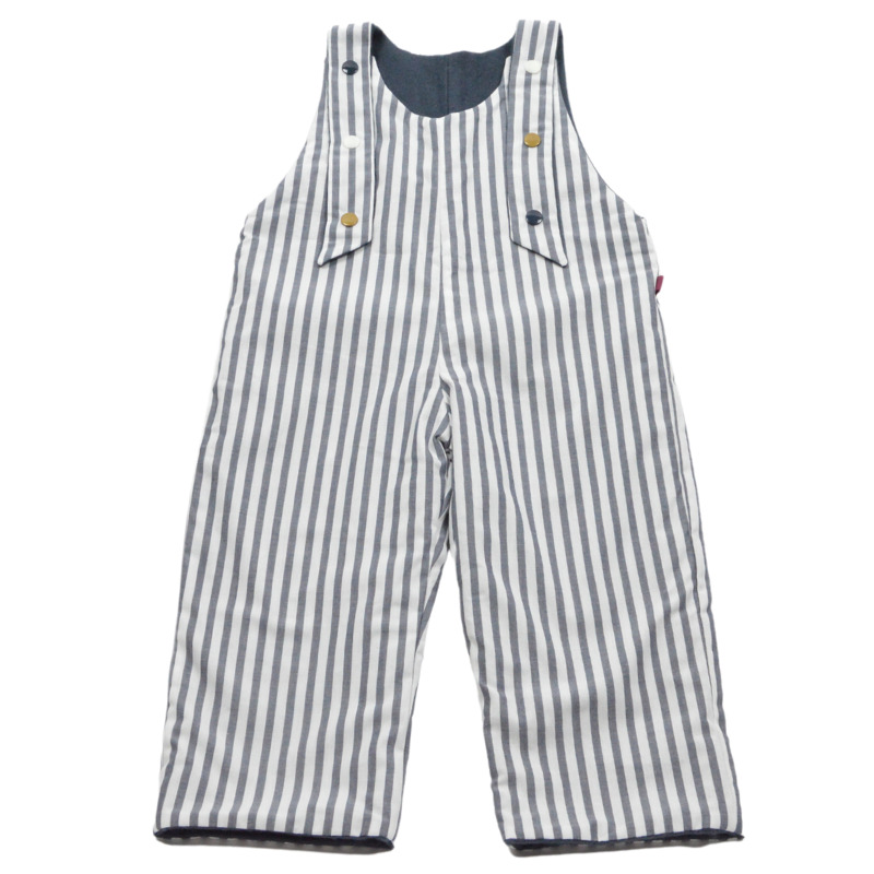 Salopette évolutive et réversible bébé - rayures 8