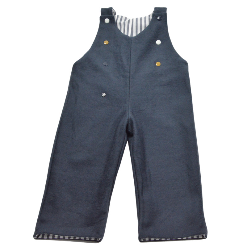 Salopette évolutive et réversible bébé - rayures 10