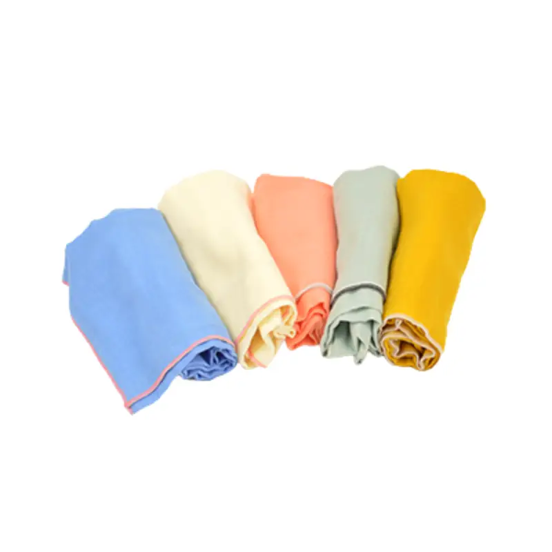 Lange double gaze en coton bio - plusieurs coloris 5