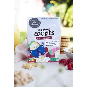 Mini Cookies Framboise Nutriscore A - 140g