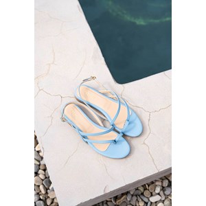 Sandales plates Provence vegan - Azur