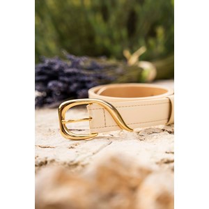 Ceinture Virgule vegan - Crème