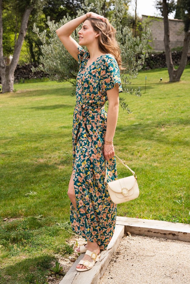 sac Mira croco crème 100% recyclé, végétal et naturel
