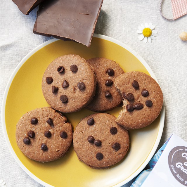 Cookies au Chocolat bio pour le gouter des enfants
