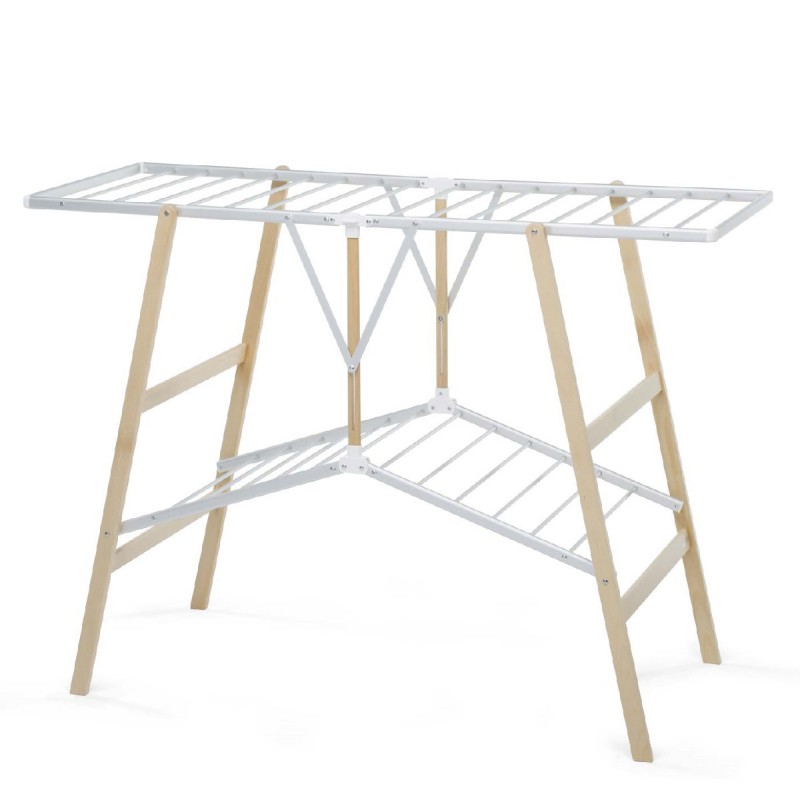 étendoir linge bois landmade
