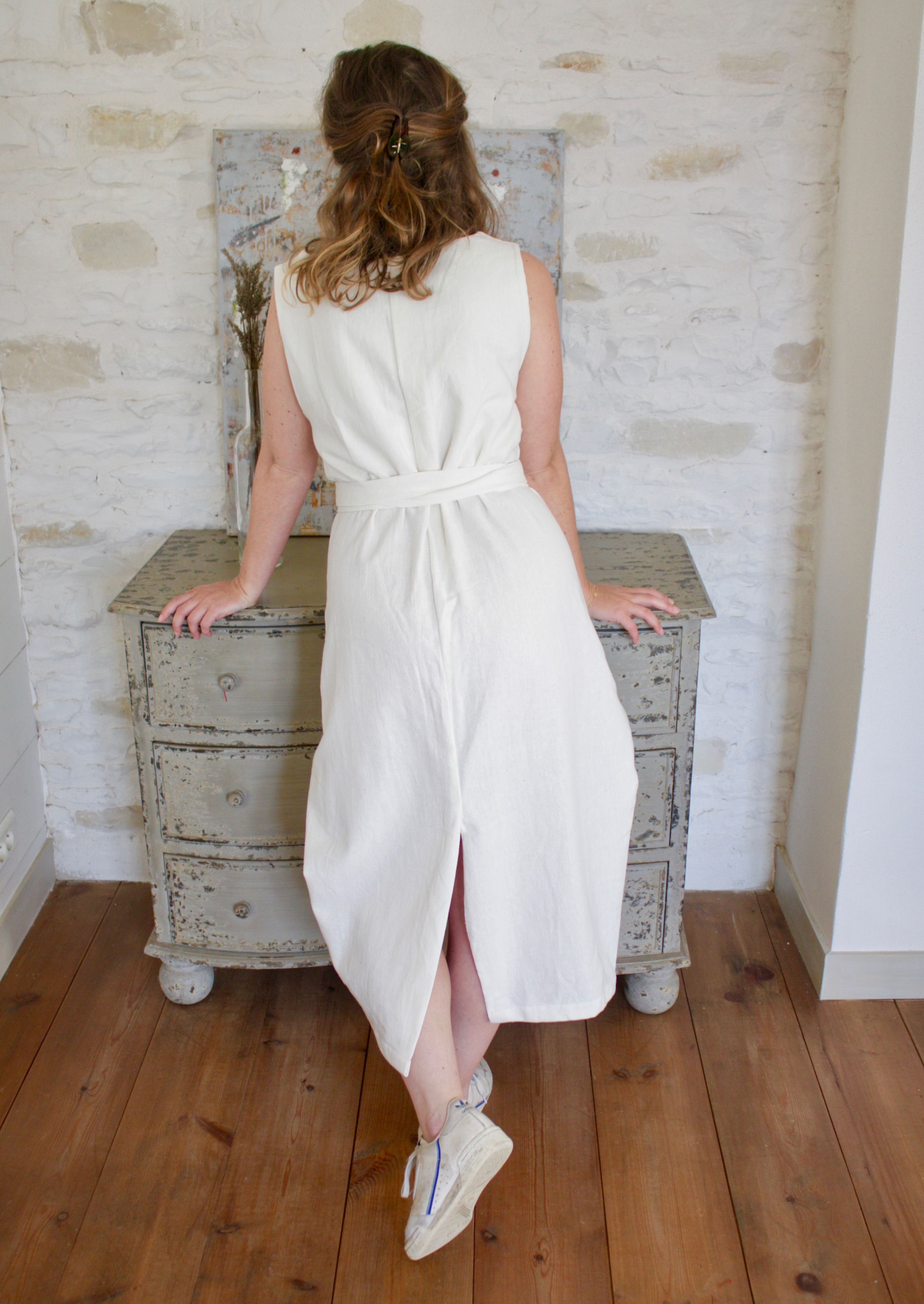 Robe sans manches Coton naturel 4