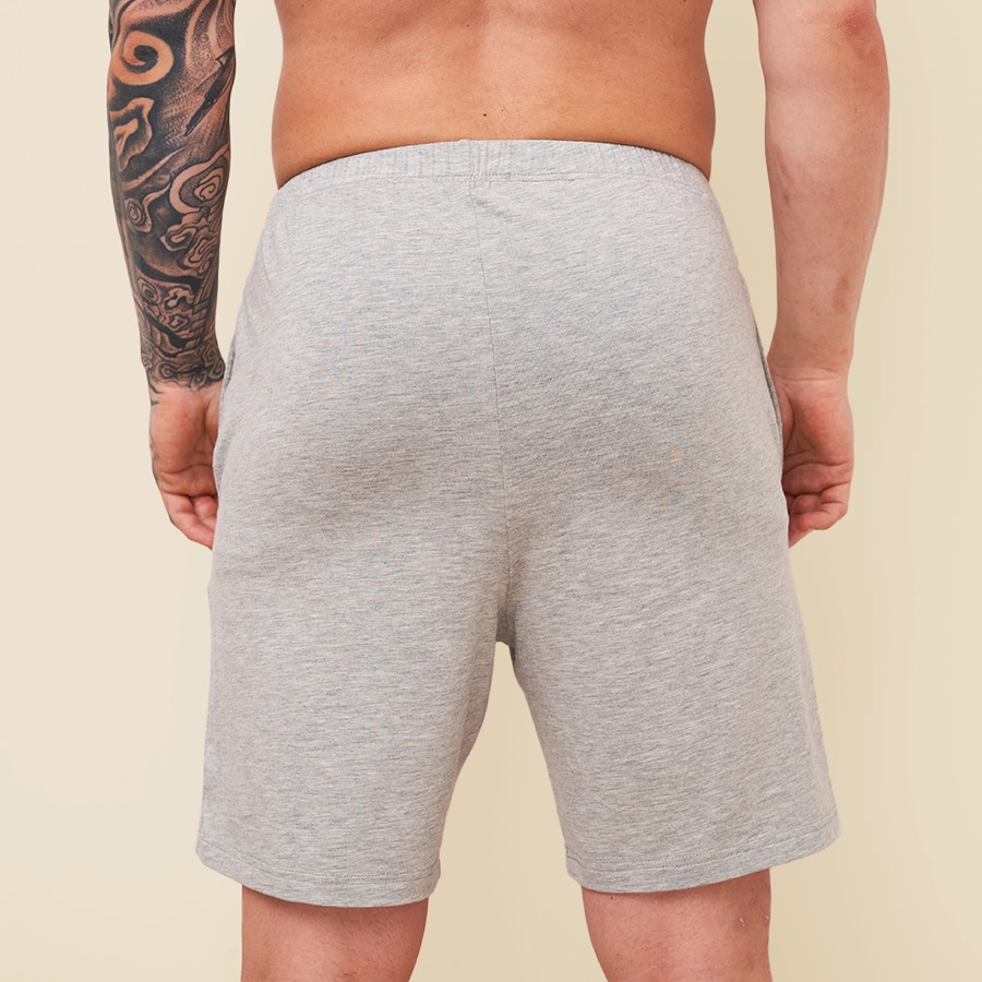 Short de pyjama gris clair pour homme pétrone