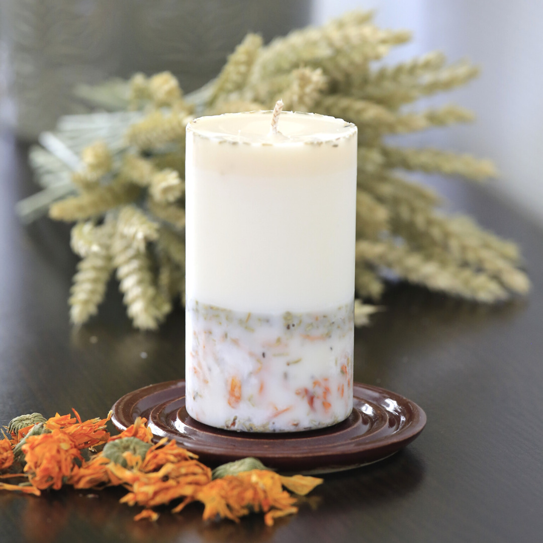 Bougie cylindrique "Verger du Sud" 3