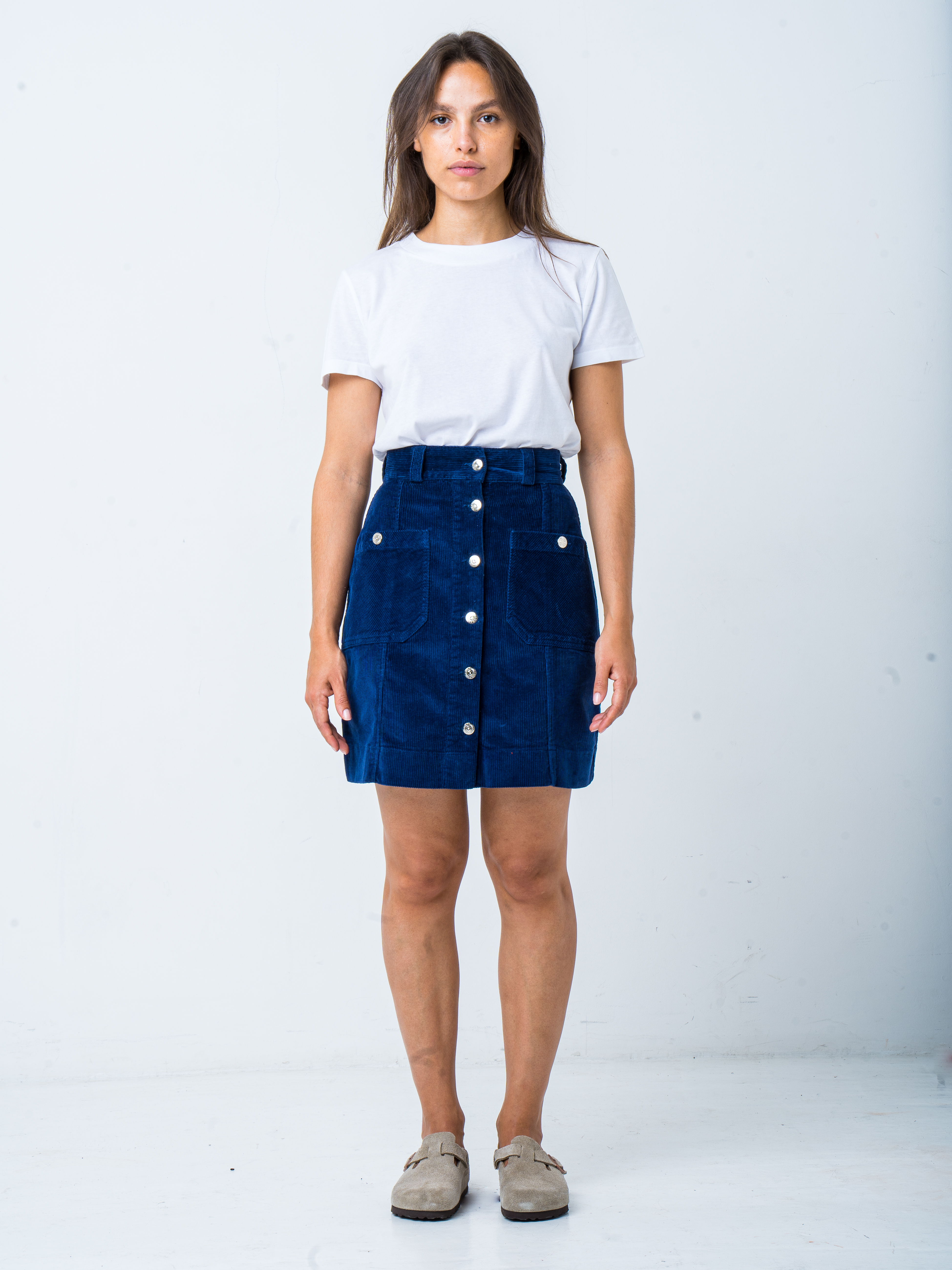 LA JUPE TRAPÈZE DENIM 2