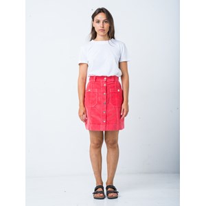 LA JUPE TRAPÈZE FUCHSIA