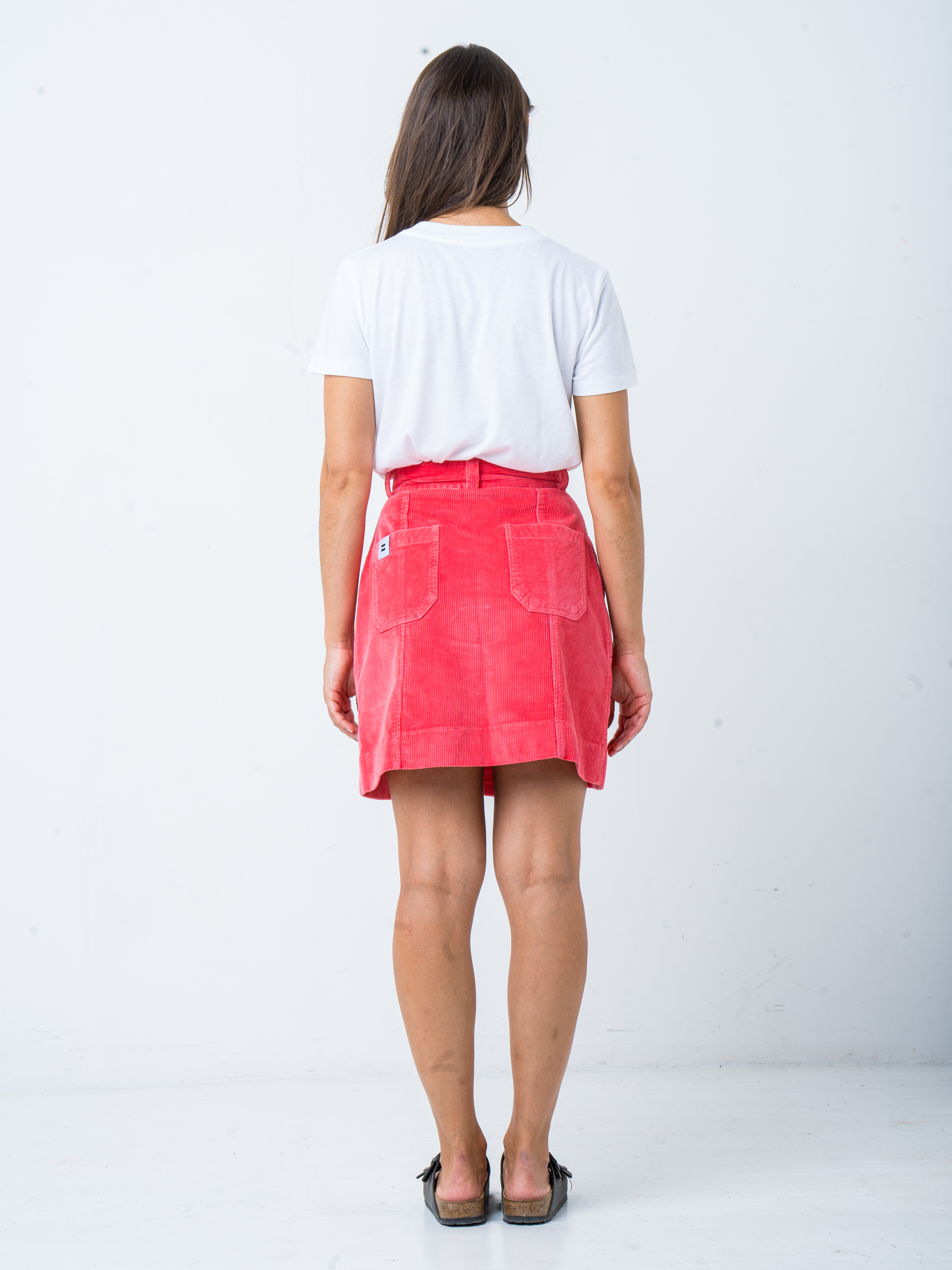 LA JUPE TRAPÈZE FUCHSIA 4