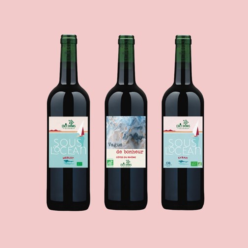 Coffret 3 Bouteilles de Vin Rouge Bio