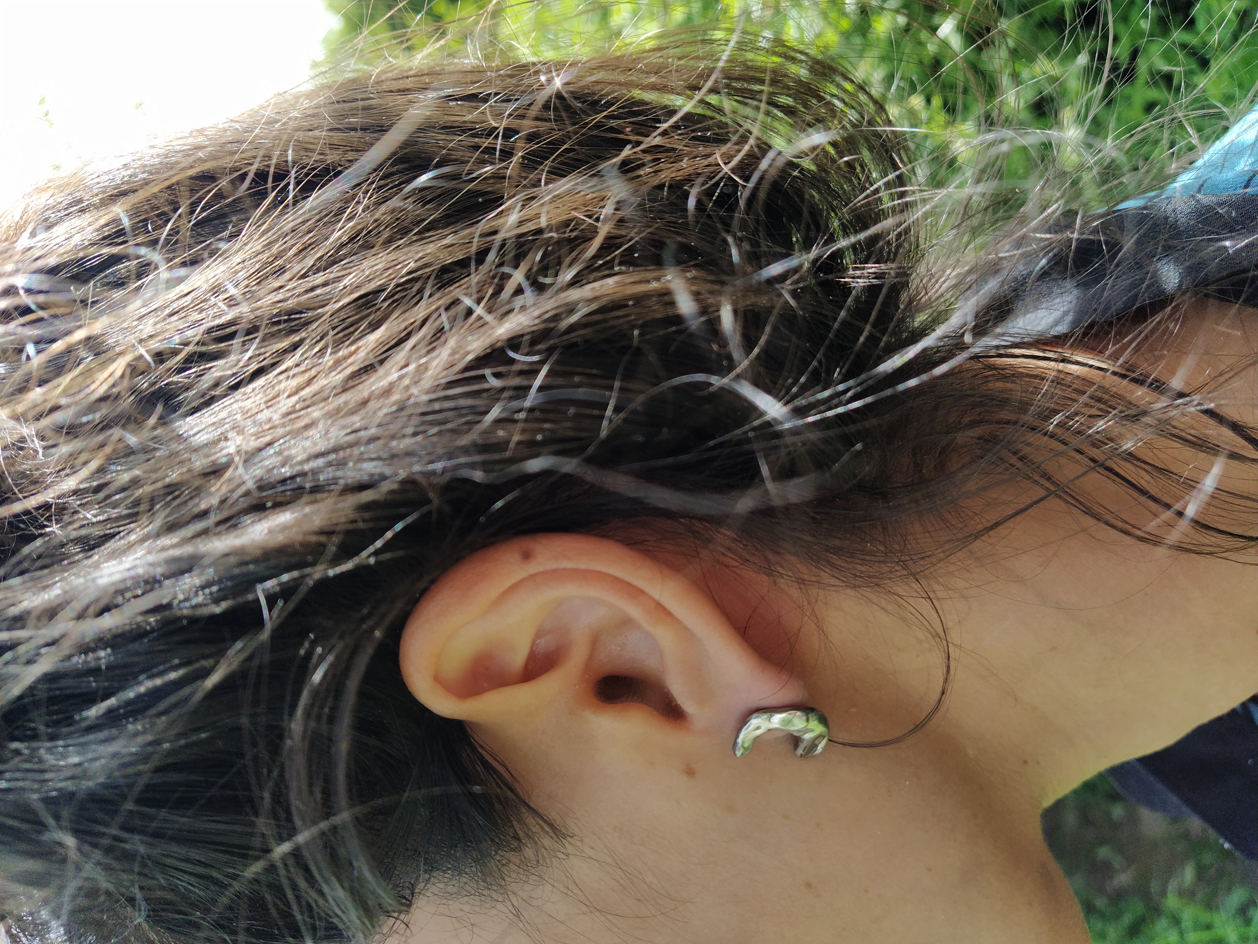 boucles d'oreilles dépareillées argent Bresma bijoux