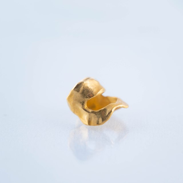 bijoux, earcuff, ornement, bresma, bronze, argent, plaqué or