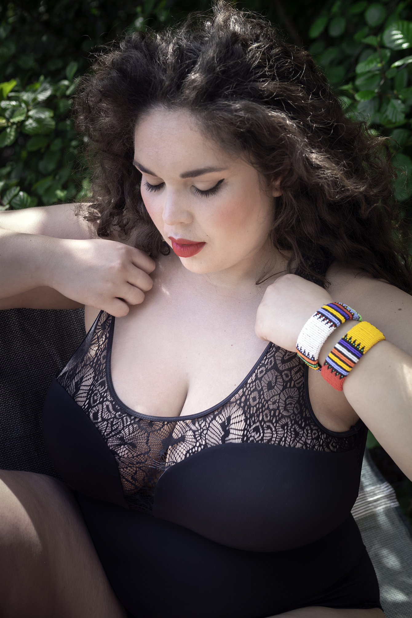 Maillot de bain 1 pièce sport Arlett Dentelle (M au 5XL) 3