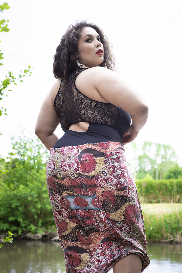 Maillot de bain 1 pièce sport Arlett Dentelle (M au 5XL) 5