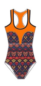 Maillot de bain 1 pièce sport Arlett Bicolore (M au 5XL) 6