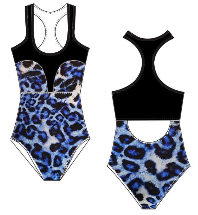 Maillot de bain 1 pièce sport Arlett Bicolore (M au 5XL) 10