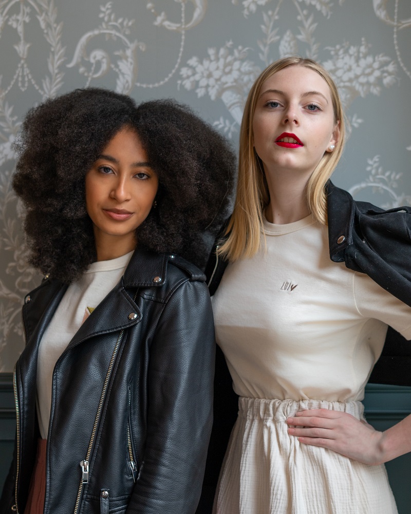 T - shirt femme coton bio fabriqué en France Collection Amour Général 4