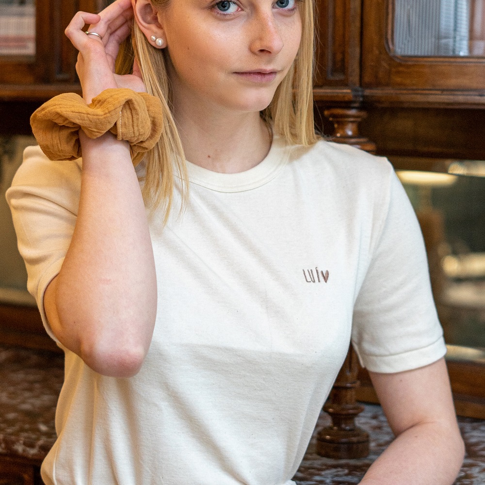 T - shirt femme coton bio fabriqué en France Collection Amour Général 3