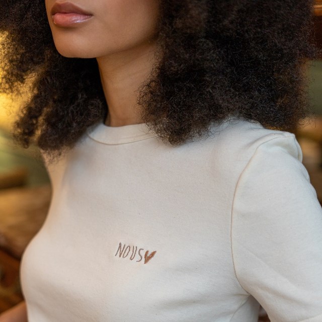 T - shirt femme coton bio fabriqué en France Collection Amour Général 6