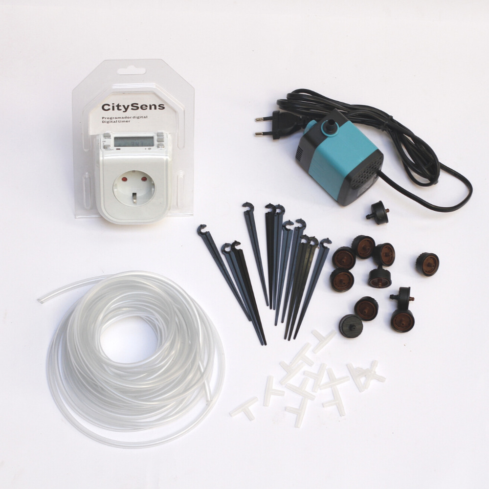 Composnants Arrosage goutte à goutte automatique avec réservoir d'eau