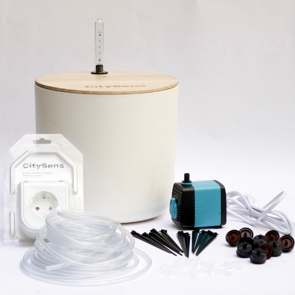 Arrosage goutte à goutte automatique avec réservoir d'eau