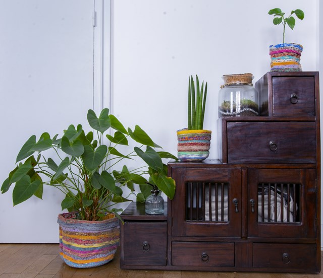 Cache-pot 100% upcyclé 4