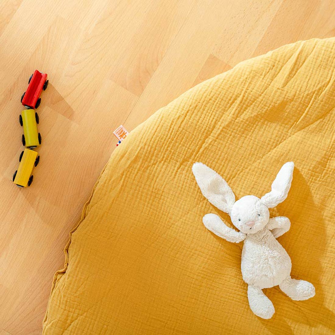 Tapis d'Eveil Havane en Coton Bio Honey 5