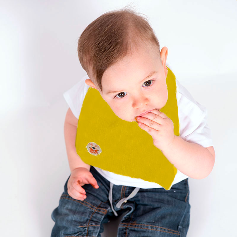 Bavoir en Coton Bio Honey 2