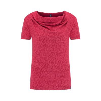 Haut en jersey rouge avec imprimés 6