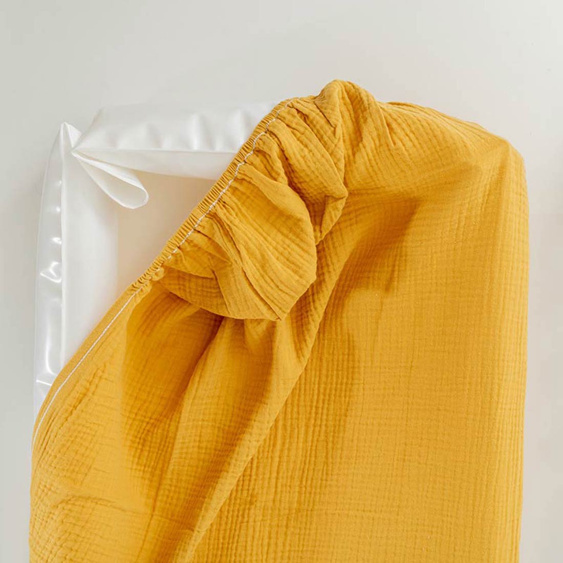 Housse de Matelas à Langer en Coton Bio Honey 4