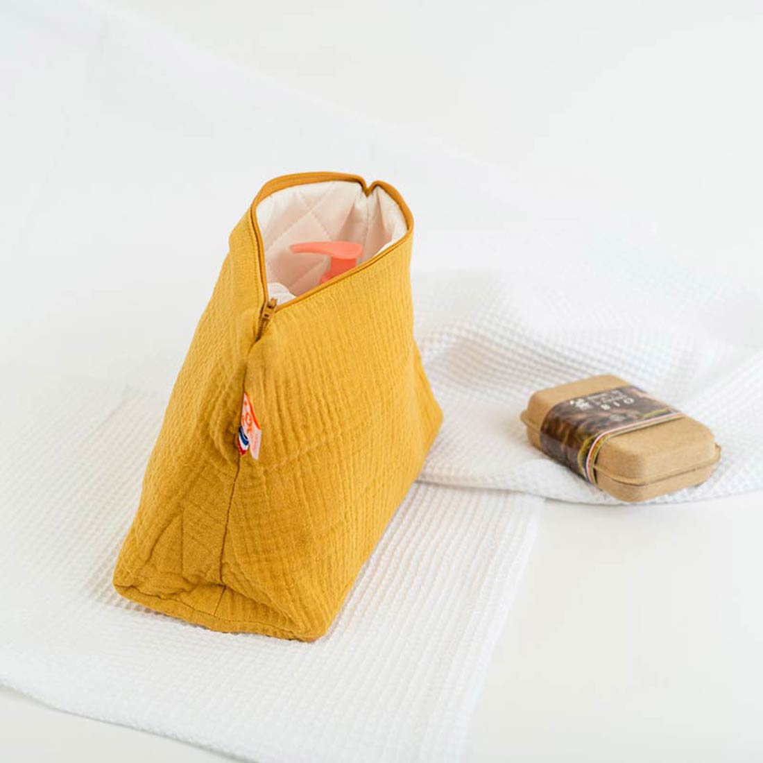 Trousse de Toilette en Coton Bio Honey 3