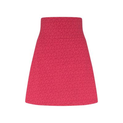 Jupe en jersey rouge avec imprimés 6