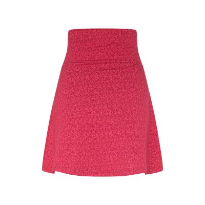 Jupe en jersey rouge avec imprimés 7