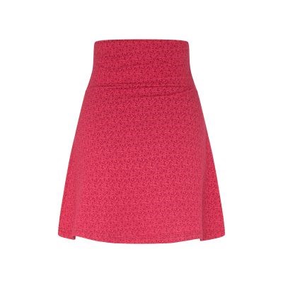 Jupe en jersey rouge avec imprimés 7