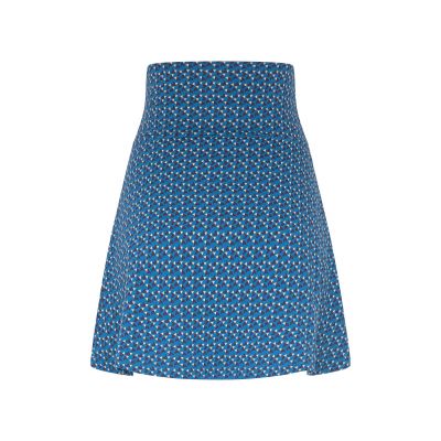 Jupe en jersey bleu océan avec imprimés 6