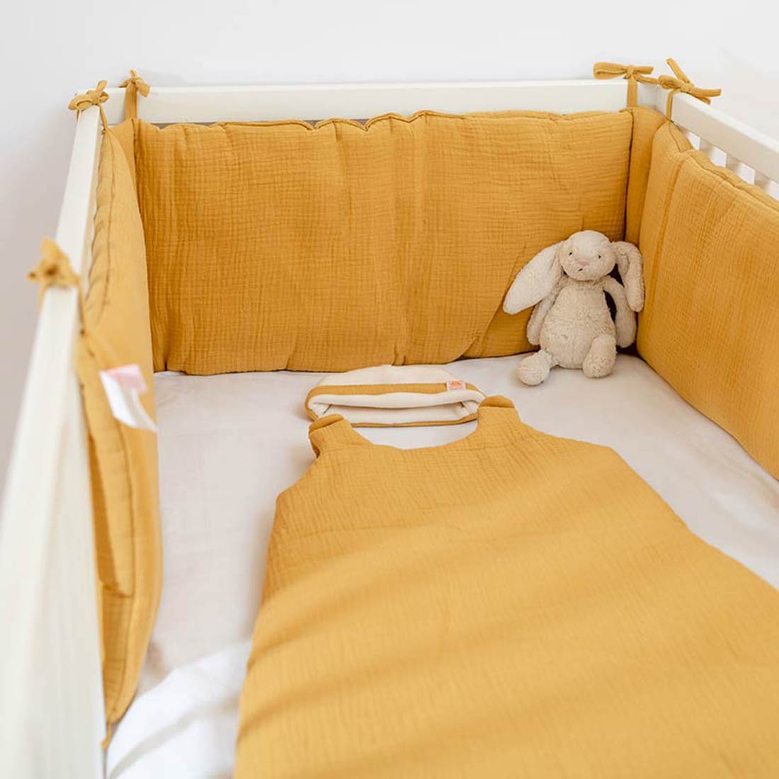 Tour de Lit en Coton Bio Honey 4