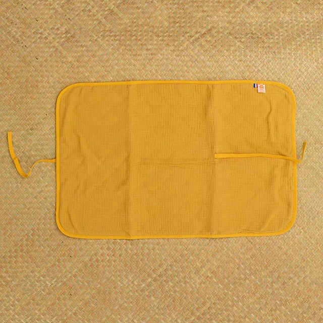 Tapis à Langer Nomade Lubiana en Coton Bio Honey 6