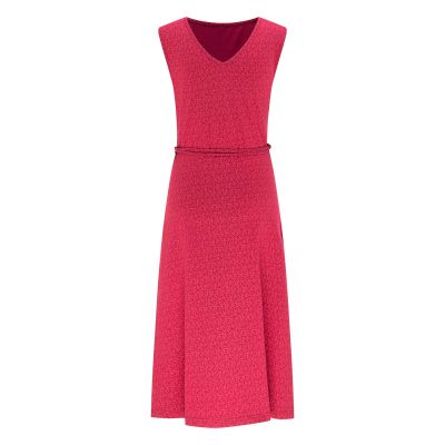 Robe jersey rouge tourbillon 7