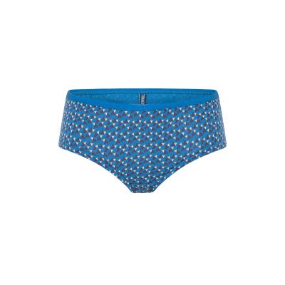 Culotte bleu marine en jersey coton bio avec motifs 5
