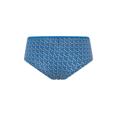 Culotte bleu marine en jersey coton bio avec motifs 6