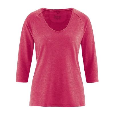 T-shirt manche longue col V chanvre et coton bio - Plusieurs couleurs 4