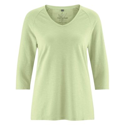 T-shirt manche longue col V chanvre et coton bio - Plusieurs couleurs 2