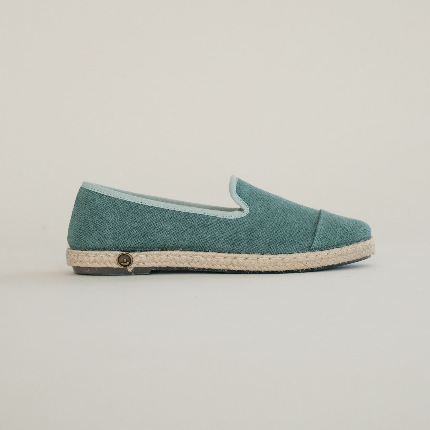 Espadrille femme en Lin Recyclé - Vert Forêt 2