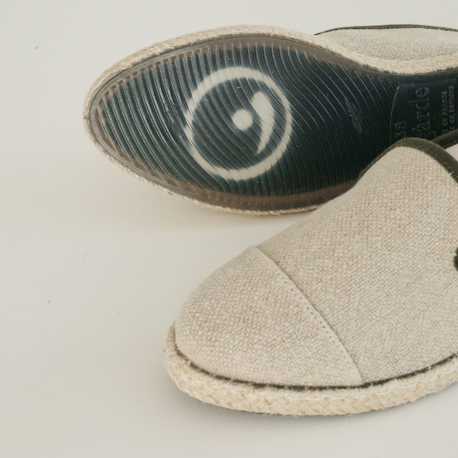 Espadrille femme en Lin Recyclé - Beige Naturel 4