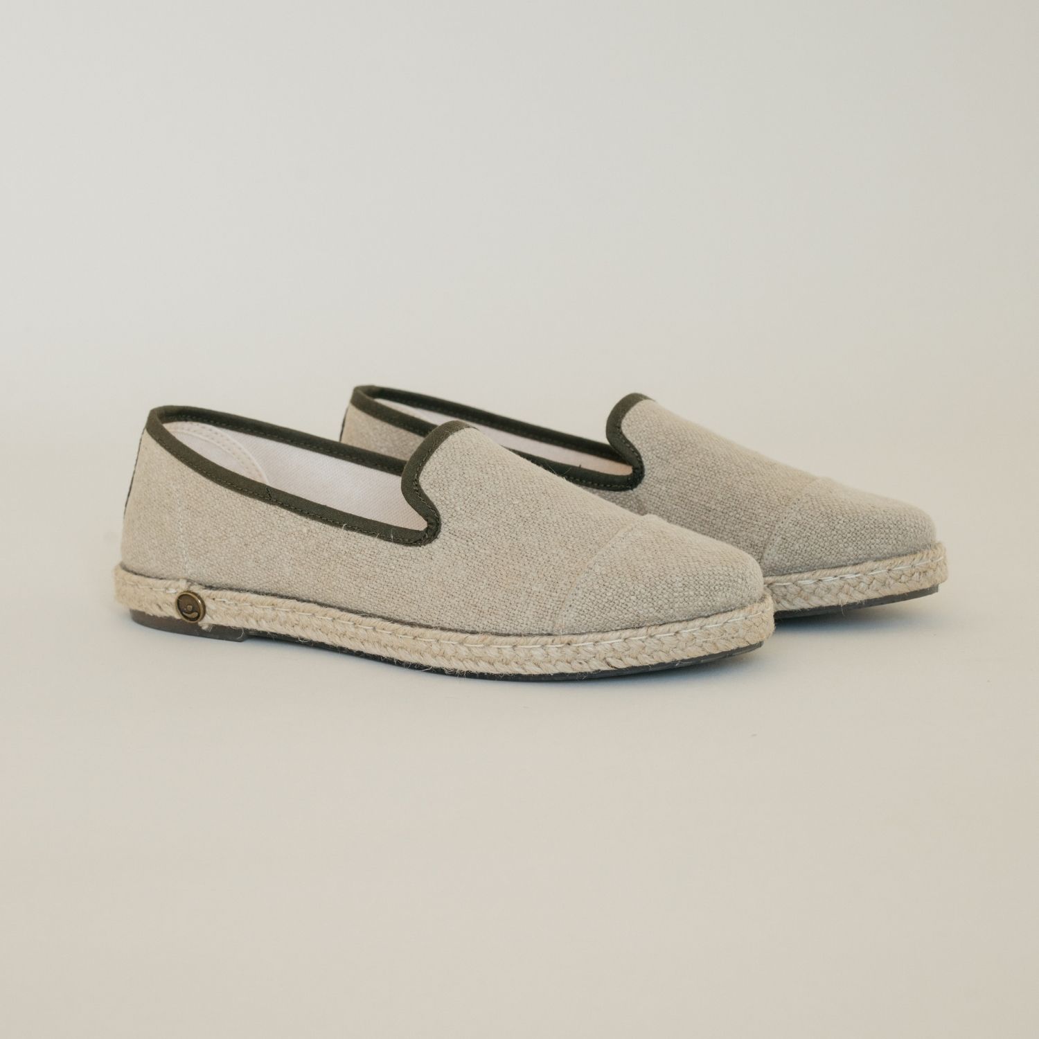 Espadrille femme en Lin Recyclé - Beige Naturel 5